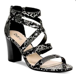 Bar III Womens Blythe Strappy Heels